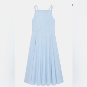 Theory Light Blue Formal Dress